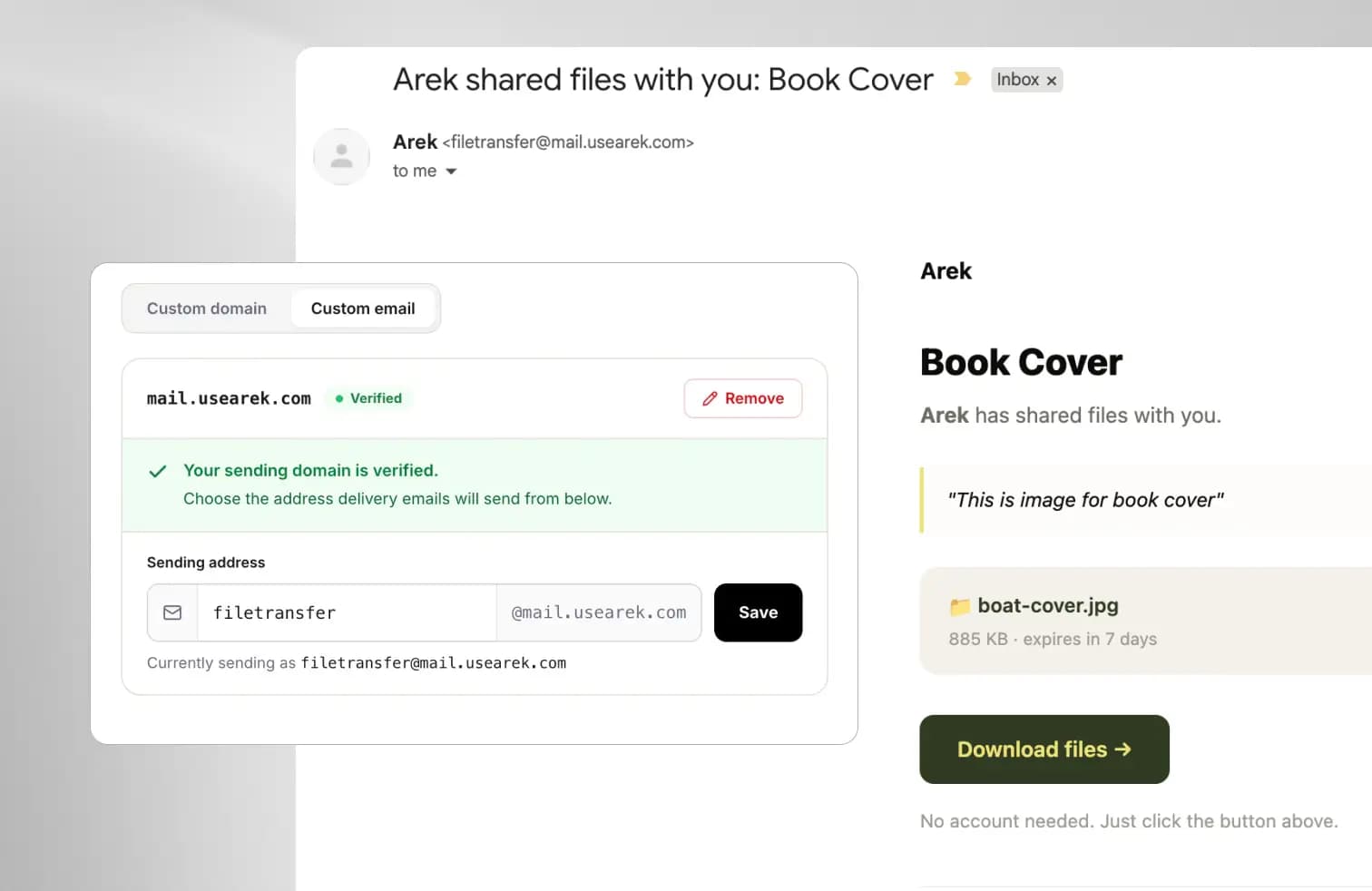 Introducing Custom Email Notifications: Deliveries Sent From Your Own Domain
